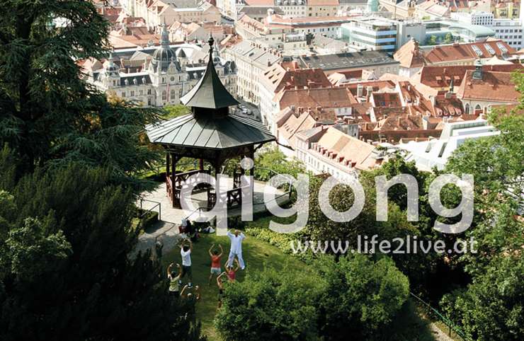 Qigong über den Dächern von Graz